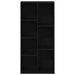 Raft Stejar negru 50 x 25 x 105 cm Lemn compozit - WALTI WALTI