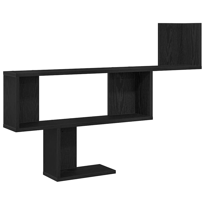 Raft de perete, stejar negru, 100x15x70 cm, lemn prelucrat - WALTI WALTI