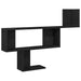 Raft de perete, stejar negru, 100x15x70 cm, lemn prelucrat - WALTI WALTI