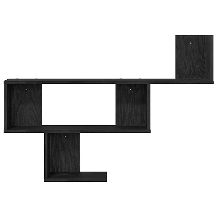 Raft de perete, stejar negru, 100x15x70 cm, lemn prelucrat - WALTI WALTI