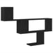 Raft de perete, stejar negru, 100x15x70 cm, lemn prelucrat - WALTI WALTI