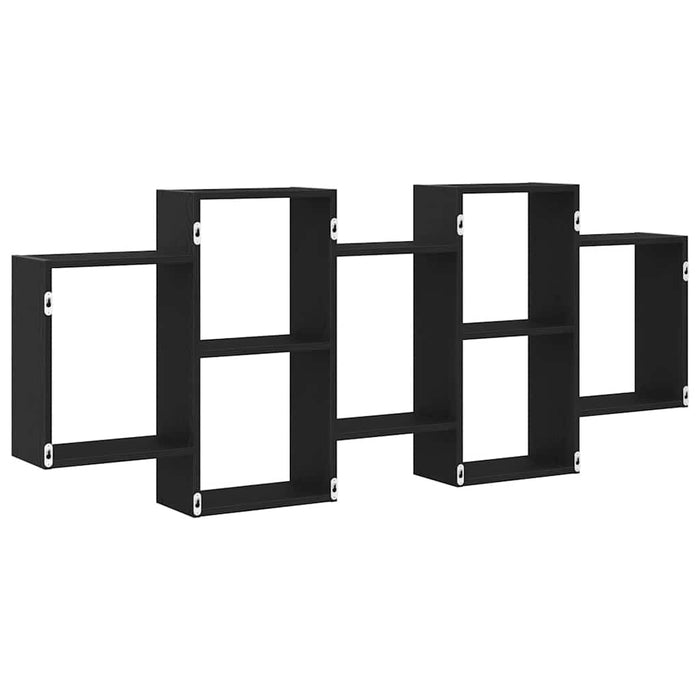 Raft de perete, stejar negru, 159x18x65 cm, lemn prelucrat - WALTI WALTI