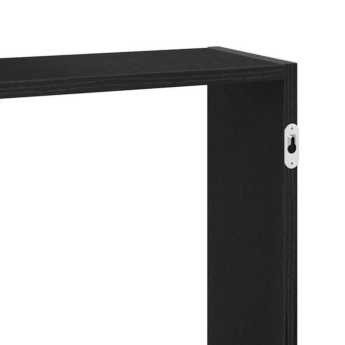 Raft de perete, stejar negru, 159x18x65 cm, lemn prelucrat - WALTI WALTI