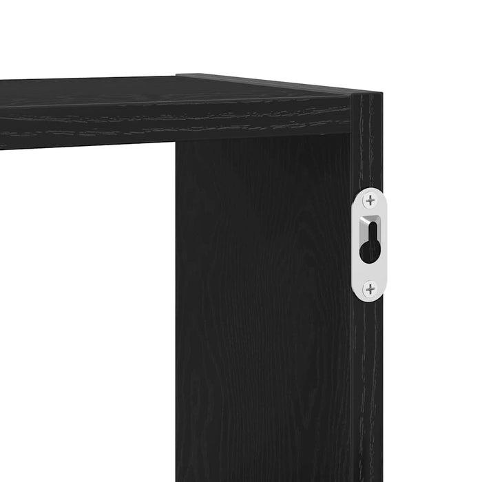 Raft de perete, stejar negru, 129x18x42 cm, lemn prelucrat - WALTI WALTI