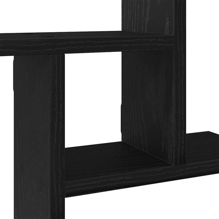 Rafturi de perete 2 buc. stejar negru 38x12x38 cm lemn prelucrat - WALTI WALTI