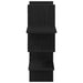 Raft de perete stejar negru 124,5x18x60,5 cm lemn prelucrat - WALTI WALTI