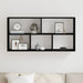 Raft de perete, stejar negru, 100x25x50 cm, lemn prelucrat - WALTI WALTI