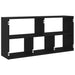 Raft de perete, stejar negru, 100x25x50 cm, lemn prelucrat - WALTI WALTI