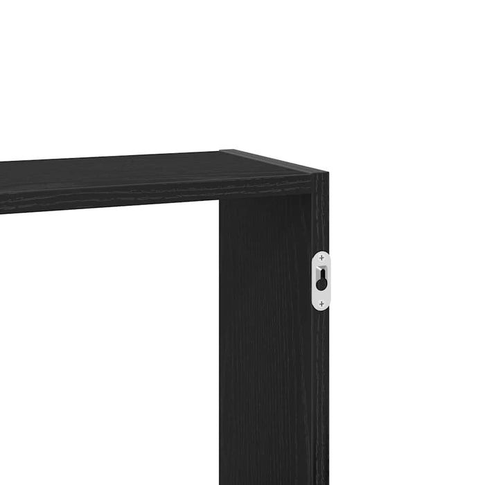 Raft de perete, stejar negru, 159x18x66 cm, lemn prelucrat - WALTI WALTI