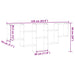 Raft de perete, stejar negru, 159x18x66 cm, lemn prelucrat - WALTI WALTI