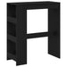 Masă de bar cu suporturi, stejar negru, 90x40x103,5 cm, lemn prelucrat - WALTI WALTI