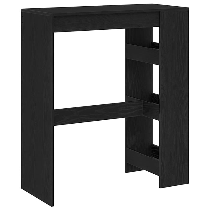 Masă de bar cu suporturi, stejar negru, 90x40x103,5 cm, lemn prelucrat - WALTI WALTI