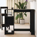 Masă de bar Stejar Negru 124 x 46 x 103.5 cm Lemn compozit - WALTI WALTI
