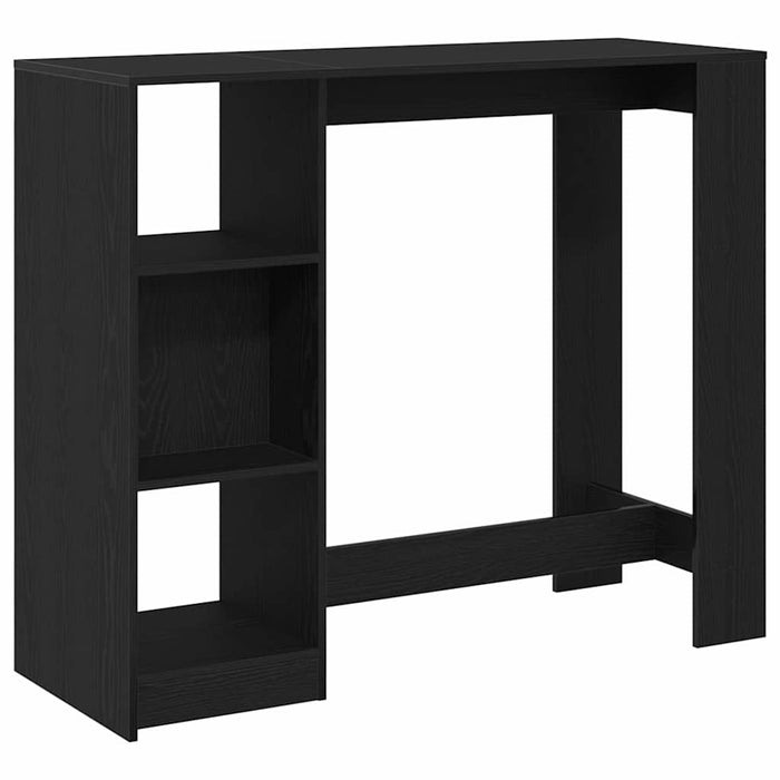 Masă de bar Stejar Negru 124 x 46 x 103.5 cm Lemn compozit - WALTI WALTI