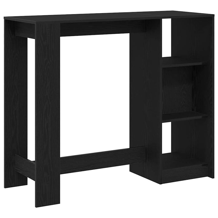 Masă de bar Stejar Negru 124 x 46 x 103.5 cm Lemn compozit - WALTI WALTI