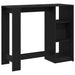 Masă de bar Stejar Negru 124 x 46 x 103.5 cm Lemn compozit - WALTI WALTI