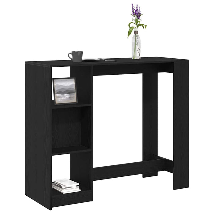 Masă de bar Stejar Negru 124 x 46 x 103.5 cm Lemn compozit - WALTI WALTI