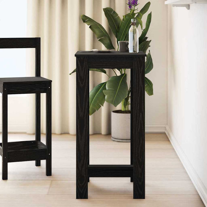 Masă de bar Stejar Negru 51 x 50 x 103.5 cm Lemn compozit - WALTI WALTI