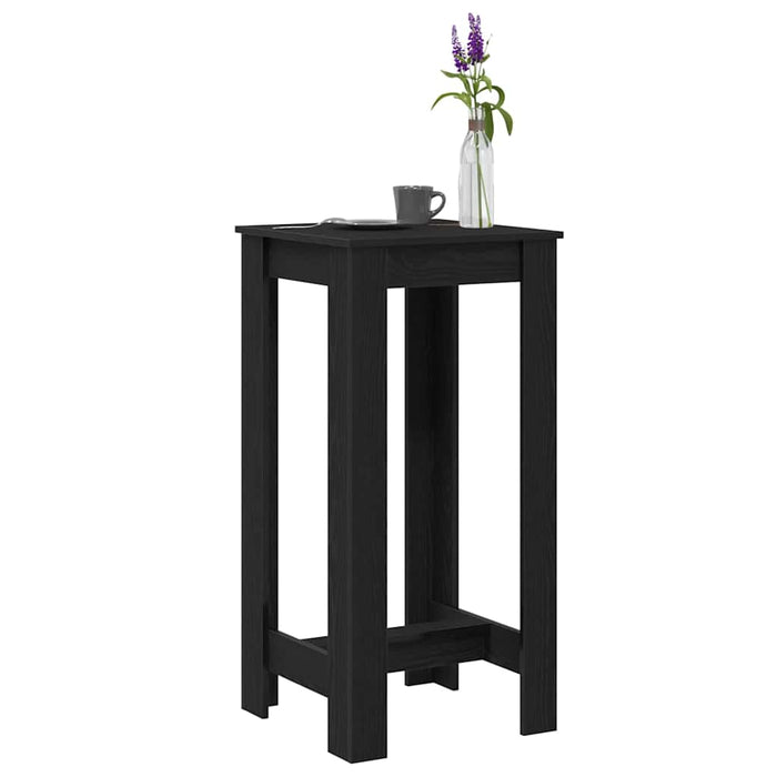 Masă de bar Stejar Negru 51 x 50 x 103.5 cm Lemn compozit - WALTI WALTI