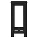Masă de bar Stejar Negru 51 x 50 x 103.5 cm Lemn compozit - WALTI WALTI
