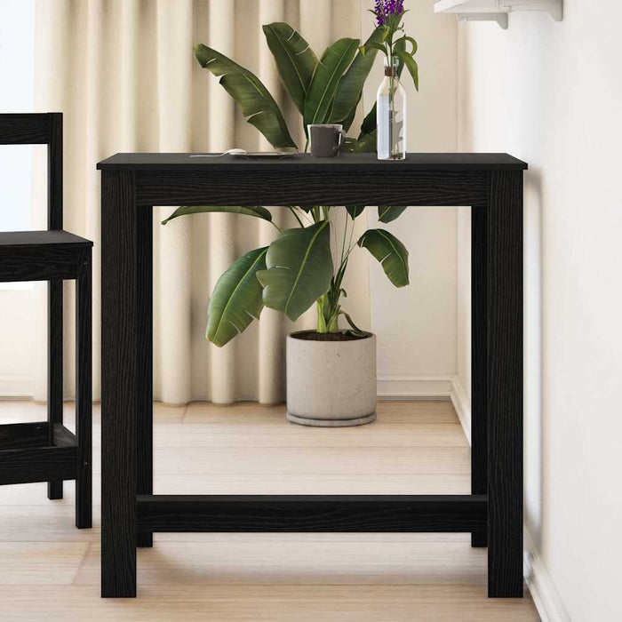 Masă de bar Stejar Negru 102 x 50 x 103.5 cm Lemn compozit - WALTI WALTI