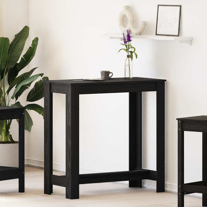 Masă de bar Stejar Negru 102 x 50 x 103.5 cm Lemn compozit - WALTI WALTI