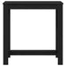 Masă de bar Stejar Negru 102 x 50 x 103.5 cm Lemn compozit - WALTI WALTI