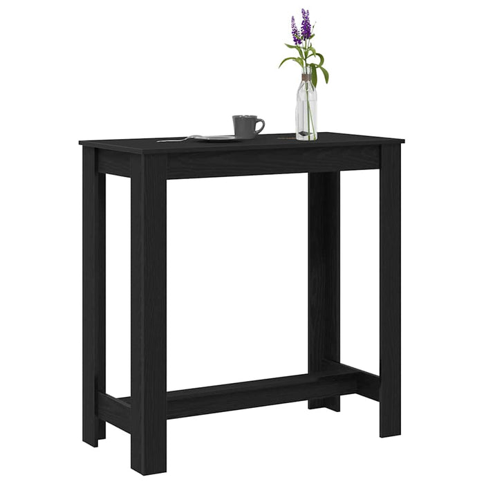 Masă de bar Stejar Negru 102 x 50 x 103.5 cm Lemn compozit - WALTI WALTI
