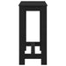 Masă de bar Stejar Negru 102 x 50 x 103.5 cm Lemn compozit - WALTI WALTI