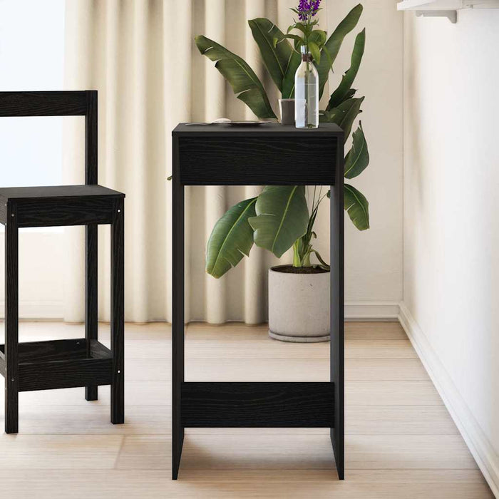 Masă de bar Stejar Negru 51 x 50 x 103.5 cm Lemn compozit - WALTI WALTI