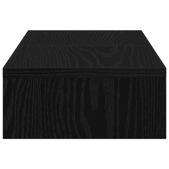 Suport monitor reglabil, stejar negru, 60x24x10,5 cm, lemn prelucrat WALTI