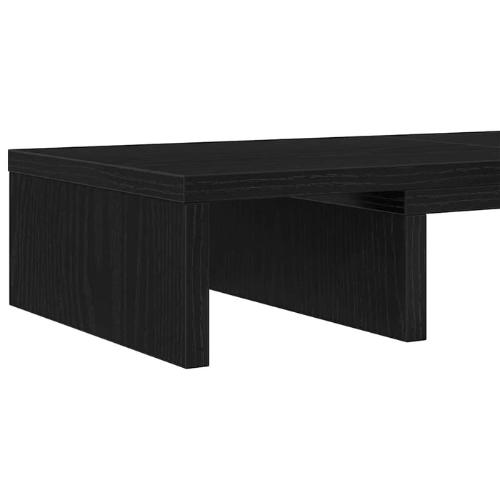 Suport monitor reglabil, stejar negru, 60x24x10,5 cm, lemn prelucrat WALTI