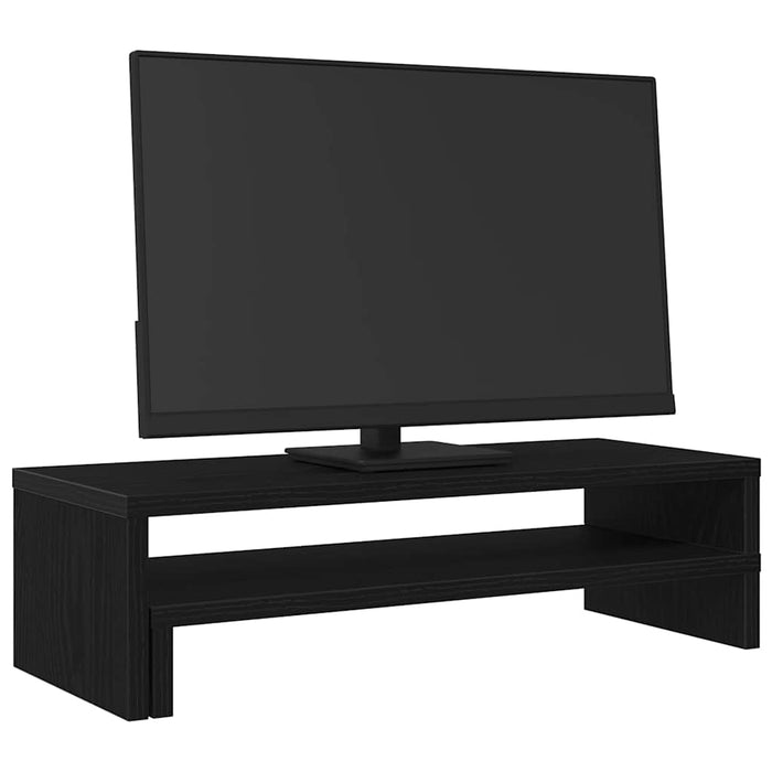 Suport monitor stejar negru 54x22x15 cm lemn prelucrat WALTI