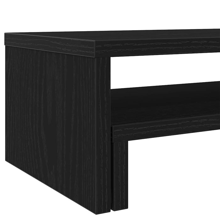 Suport monitor stejar negru 54x22x15 cm lemn prelucrat WALTI
