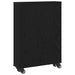 Troler Îngust Stejar negru 48 x 13 x 68 cm Lemn compozit - WALTI WALTI