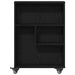 Troler Îngust Stejar negru 48 x 13 x 68 cm Lemn compozit - WALTI WALTI