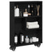 Troler Îngust Stejar negru 48 x 13 x 68 cm Lemn compozit - WALTI WALTI
