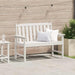 Bancă de grădină Alb 120 x 59 x 88 cm HDPE - WALTI WALTI
