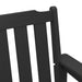 Bancă de grădină Negru 120 x 59 x 88 cm HDPE - WALTI WALTI