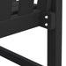Bancă de grădină Negru 120 x 59 x 88 cm HDPE - WALTI WALTI