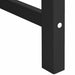 Bancă de grădină Negru 120 x 59 x 88 cm HDPE - WALTI WALTI