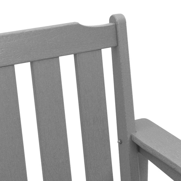 Bancă de grădină Gri deschis 120 x 59 x 88 cm HDPE - WALTI WALTI