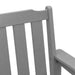 Bancă de grădină Gri deschis 120 x 59 x 88 cm HDPE - WALTI WALTI