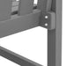 Bancă de grădină Gri deschis 120 x 59 x 88 cm HDPE - WALTI WALTI