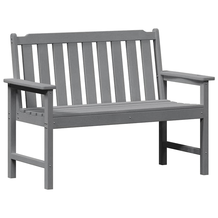 Bancă de grădină Gri deschis 120 x 59 x 88 cm HDPE - WALTI WALTI
