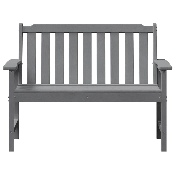 Bancă de grădină Gri deschis 120 x 59 x 88 cm HDPE - WALTI WALTI