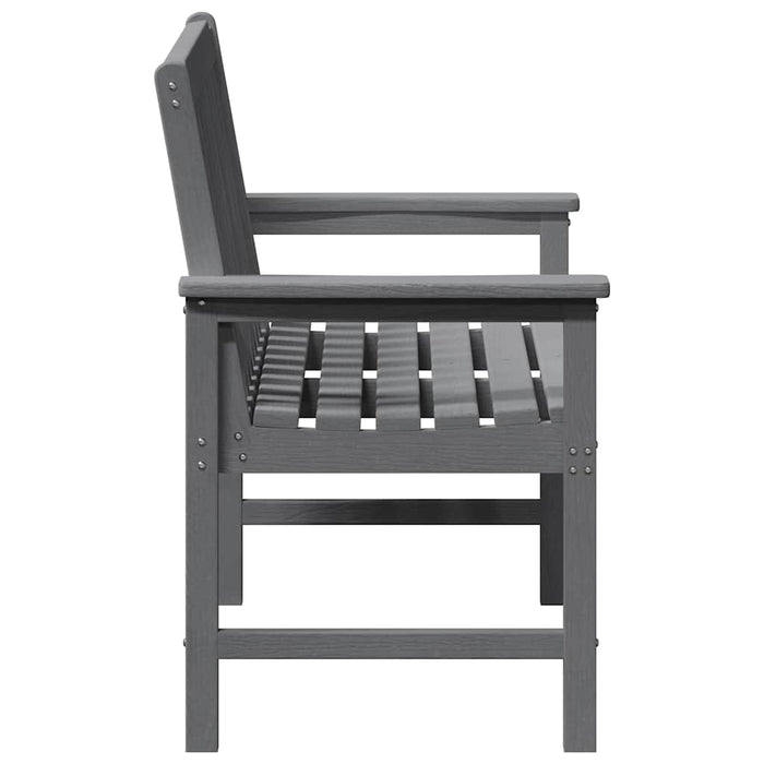 Bancă de grădină Gri deschis 120 x 59 x 88 cm HDPE - WALTI WALTI