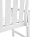 Scaun de dining pentru grădină. 2 pcs Alb 65,5 x 59 x 88 cm - WALTI WALTI