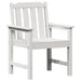 Scaun de dining pentru grădină. 2 pcs Alb 65,5 x 59 x 88 cm - WALTI WALTI