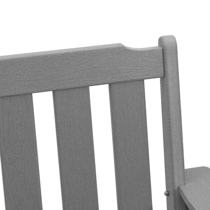 Scaun de dining pentru grădină. 2 pcs Gri deschis - WALTI WALTI
